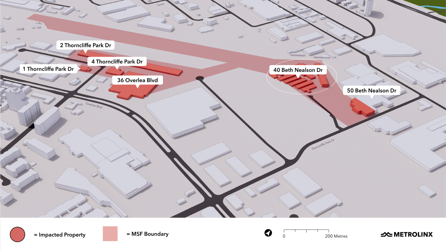 Toronto 3D map - MSF Boundary Impact