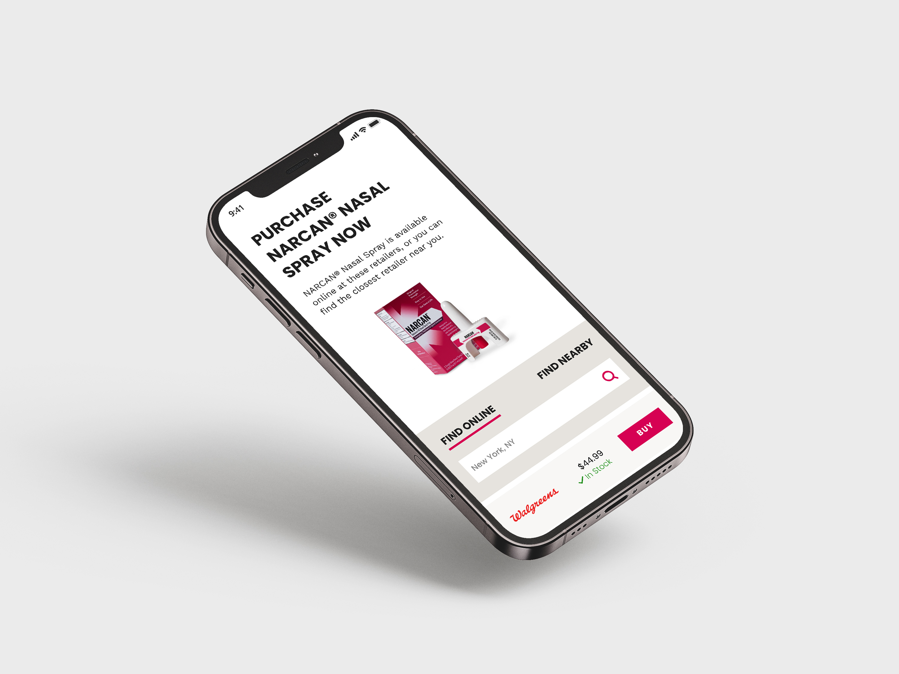 mobile view of Purchase Narcan Nasal spray now