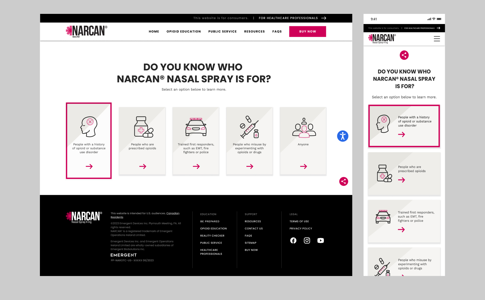 Do you know who Narcan is for?